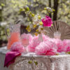 Pink Paper Pom Poms (16 Pack)