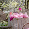 Pink Paper Pom Poms (16 Pack)