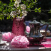 Pink Paper Pom Poms (16 Pack)