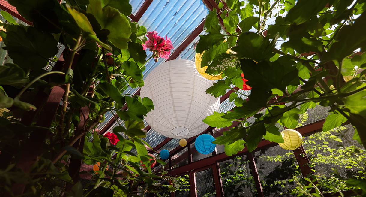 Large paper lanterns